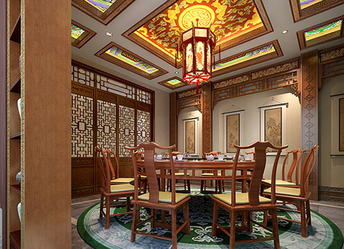 阳泉中式古典风格家居装修设计效果图