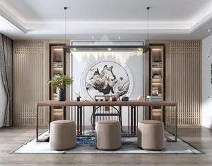 阳泉新中式风格茶室如何规划设计